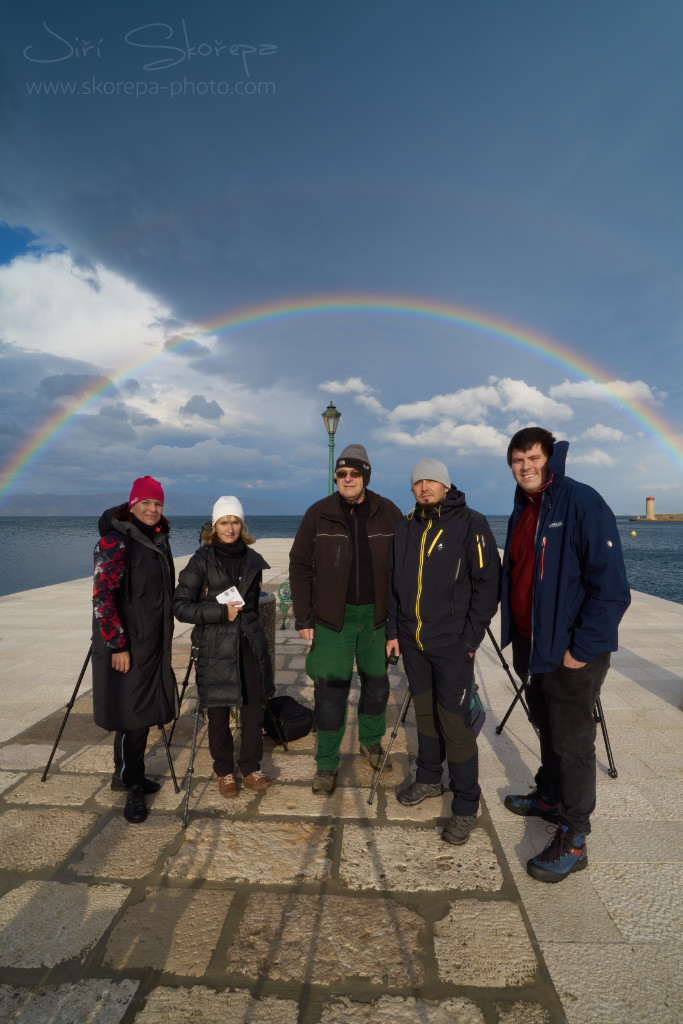 Parta českých fotografů v přístavu – Senj, Chorvatsko