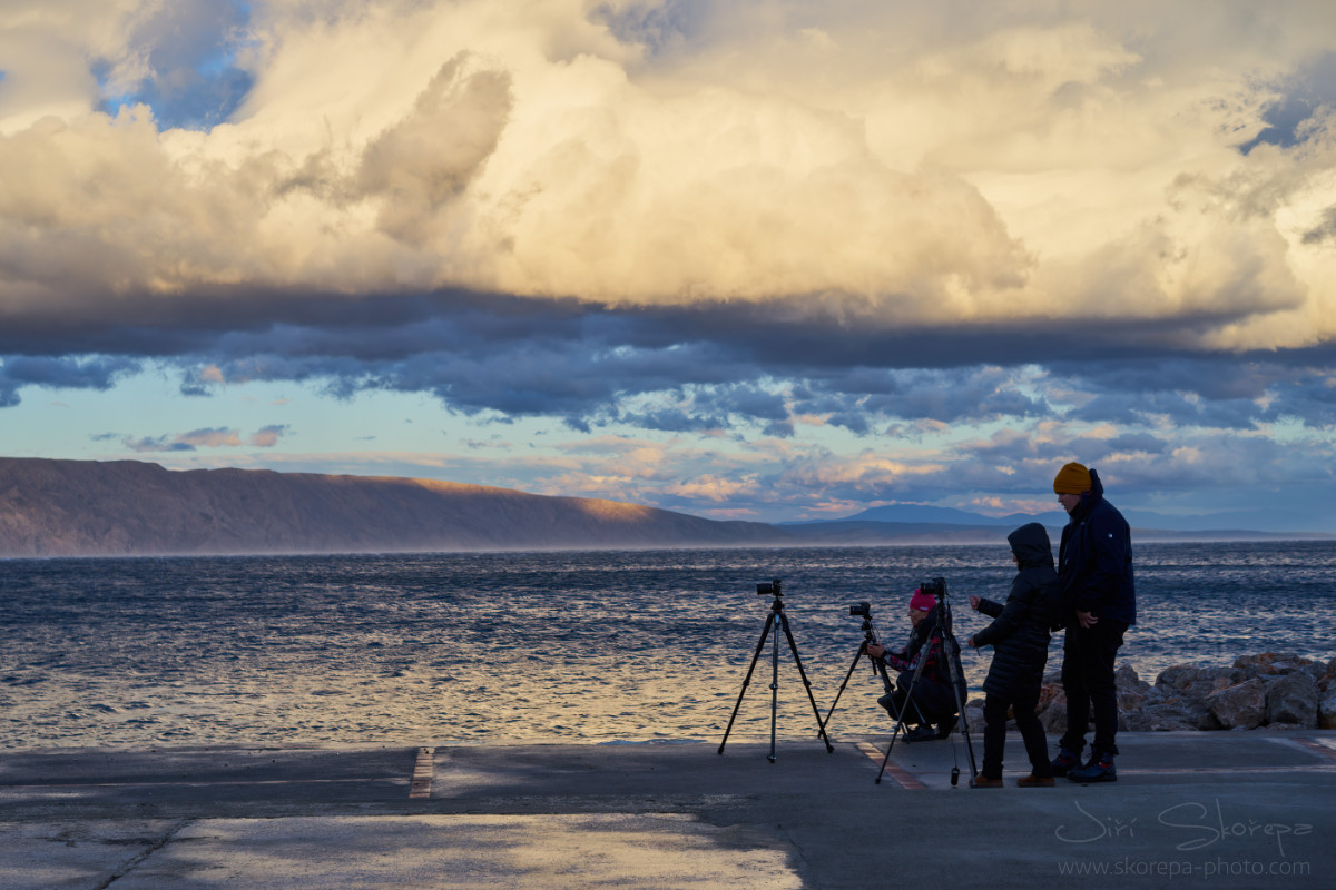 Ranní fotografování u přístavu – Senj, Chorvatsko