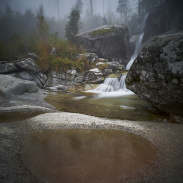 Mlžné Vysoké Tatry - Velká studená...