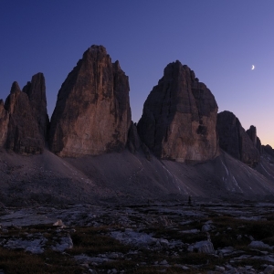 Tre Cime di Lavaredo, Dolomity, Itálie