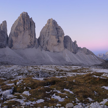 Tre Cime di Lavaredo, Dolomity, Itálie